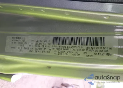 2020 Jeep Wrangler Unlimited Sahara 4X4 from USA, damaged, VIN 1C4HJXEN3LW235264